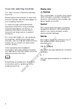 Preview for 2 page of Siemens WM14Y792GB Instruction Manual And Installation Instructions