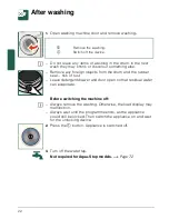 Предварительный просмотр 22 страницы Siemens WM14Y890GB Instruction Manual And Installation Instructions