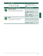 Предварительный просмотр 27 страницы Siemens WM14Y890GB Instruction Manual And Installation Instructions