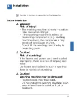 Предварительный просмотр 55 страницы Siemens WM14Y890GB Instruction Manual And Installation Instructions