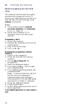 Preview for 20 page of Siemens WM14YH79GB Instruction Manual And Installation Instruction