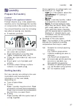 Preview for 27 page of Siemens WM14YH79GB Instruction Manual And Installation Instruction