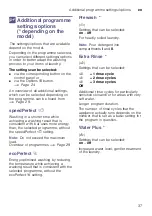 Preview for 37 page of Siemens WM14YH79GB Instruction Manual And Installation Instruction