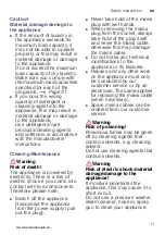 Preview for 11 page of Siemens WM14YH89GB Instruction Manual And Installation Instructions