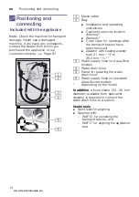 Preview for 14 page of Siemens WM14YH89GB Instruction Manual And Installation Instructions