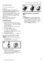 Preview for 23 page of Siemens WM14YH89GB Instruction Manual And Installation Instructions