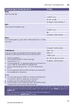 Preview for 35 page of Siemens WM14YH89GB Instruction Manual And Installation Instructions