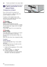 Preview for 62 page of Siemens WM14YH89GB Instruction Manual And Installation Instructions