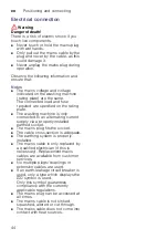 Preview for 44 page of Siemens WM16W590AU Instruction Manual And Installation Instructions