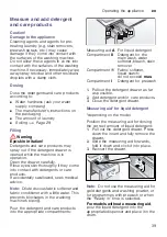 Предварительный просмотр 39 страницы Siemens WM16W5H0GC Instruction Manual And Installation Instructions