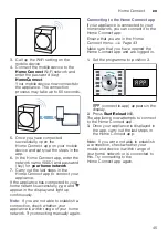 Предварительный просмотр 45 страницы Siemens WM16W5H0GC Instruction Manual And Installation Instructions