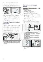 Preview for 50 page of Siemens WM16W640IN Instruction Manual And Installation Instructions