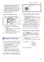 Preview for 29 page of Siemens WM16W649DN Instruction Manual And Installation Instruction