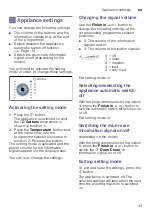 Предварительный просмотр 43 страницы Siemens WM16W760ME Instruction Manual And Installation Instructions