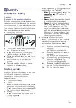 Preview for 27 page of Siemens WM16W790 Instruction Manual And Installation Instructions