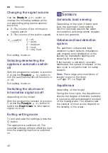 Preview for 42 page of Siemens WM16W790 Instruction Manual And Installation Instructions