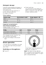 Предварительный просмотр 41 страницы Siemens WM16XGH4GB User Manual And Assembly Instructions