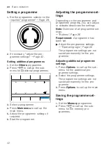 Предварительный просмотр 42 страницы Siemens WM16XGH4GB User Manual And Assembly Instructions