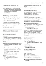 Preview for 13 page of Siemens WM16XK75NL User Manual