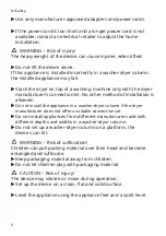 Preview for 6 page of Siemens WM16XM50NL User Manual And Installation Instructions