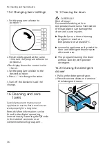 Preview for 36 page of Siemens WM16XM50NL User Manual And Installation Instructions