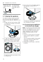 Preview for 16 page of Siemens WM16XM81GB User Manual And Installation Instructions