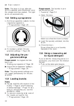 Предварительный просмотр 38 страницы Siemens WM16XMH9GB User Manual And Installation Instructions