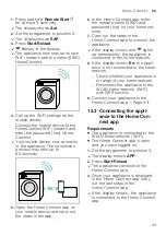 Предварительный просмотр 43 страницы Siemens WM16XMH9GB User Manual And Installation Instructions