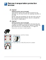 Предварительный просмотр 47 страницы Siemens WM16Y790AU Instruction Manual And Installation Instructions