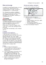 Предварительный просмотр 37 страницы Siemens WM16Y8891W Instruction Manual And Installation Instructions