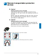 Предварительный просмотр 55 страницы Siemens WM16Y890AU Instruction Manual And Installation Instructions