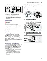 Предварительный просмотр 17 страницы Siemens WM4HU SERIES Instruction Manual And Installation Instructions