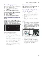 Предварительный просмотр 33 страницы Siemens WM4HU SERIES Instruction Manual And Installation Instructions