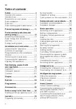 Preview for 2 page of Siemens WM4HVKL9DN User Manual And Assembly Instructions