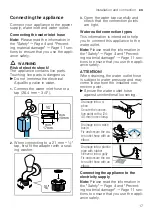 Preview for 17 page of Siemens WM4HVKL9DN User Manual And Assembly Instructions