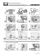 Siemens WM53220GR Quick Reference Instruction предпросмотр