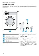 Preview for 14 page of Siemens WM6HXE0LDN User Manual And Assembly Instructions