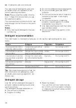 Предварительный просмотр 38 страницы Siemens WM6HXEL0DN User Manual And Installation Instructions