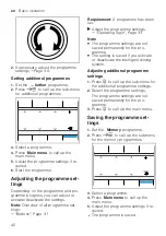 Предварительный просмотр 40 страницы Siemens WM6HXEL0DN User Manual And Installation Instructions