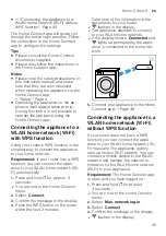 Предварительный просмотр 45 страницы Siemens WM6HXEL0DN User Manual And Installation Instructions