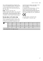 Предварительный просмотр 47 страницы Siemens WM6HXK0ODN User Manual And Assembly Instructions