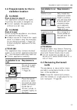 Preview for 13 page of Siemens WM6HXKE1DN User Manual And Installation Instructions