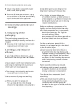 Preview for 12 page of Siemens WM6HXM71NL User Manual And Installation Instructions