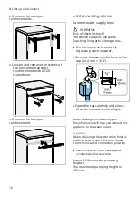 Preview for 16 page of Siemens WM6HXM71NL User Manual And Installation Instructions