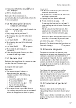 Preview for 37 page of Siemens WM6HXM71NL User Manual And Installation Instructions