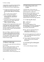 Preview for 38 page of Siemens WM6HXM71NL User Manual And Installation Instructions