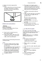 Preview for 21 page of Siemens WN34A100NL Manual