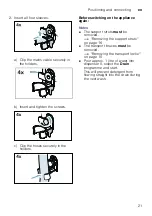 Preview for 21 page of Siemens WN34A1L0DN Instruction Manual And Installation Instructions