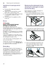 Preview for 42 page of Siemens WN34A1L0DN Instruction Manual And Installation Instructions