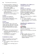 Preview for 14 page of Siemens WN44A1E0DN Instruction Manual And Installation Instructions